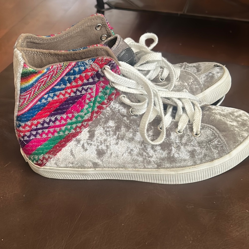 Inkkas multi color high top sneaker